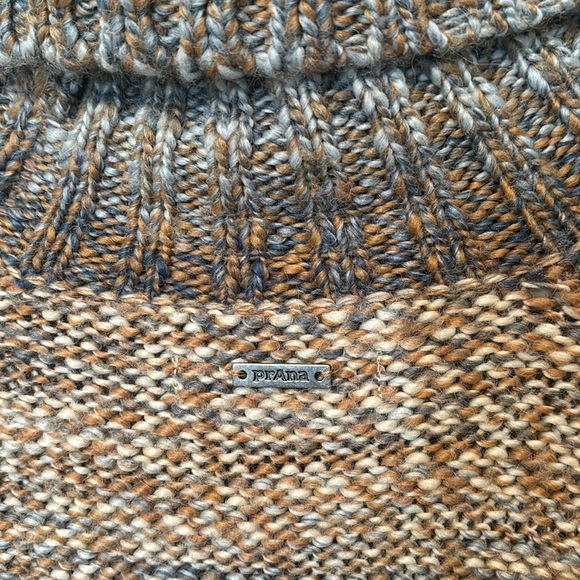 Prana Autum Rein Wool Blend Turtle Neck Tunic Sweater Size Large - Picture 5 of 8